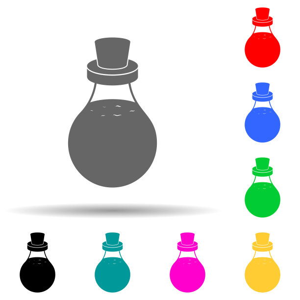 在游戏中签钱多颜色风格图标。简单的字形，用于ui和ux，网站或手机应用的游戏图标的平面矢量图片下载