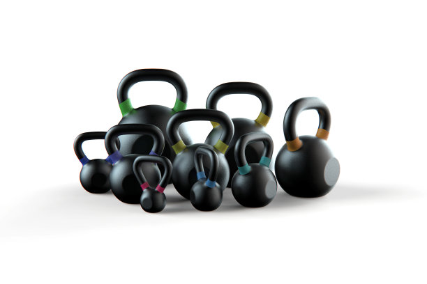 健身器材重量水壶铃声孤立在白色背景股票照片图片下载