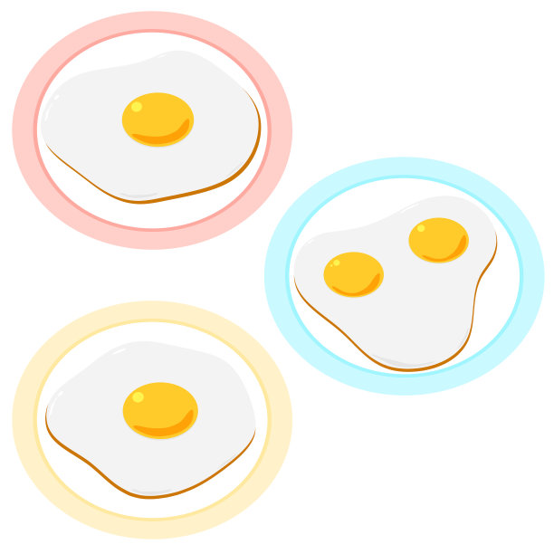 煎蛋盘图片下载