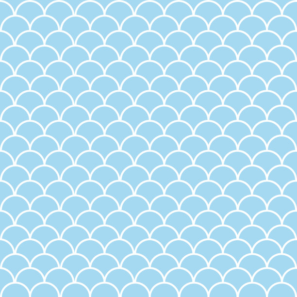 鱼鳞无缝图案背景。图片下载