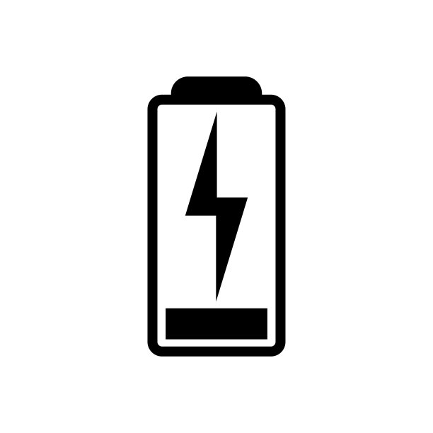 电池充电指示灯图标。电压信号。白色背景。矢量插图。每股收益10图片下载