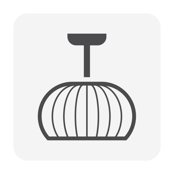 天花板灯的图标图片下载