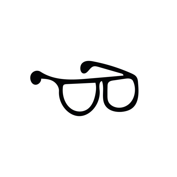 手绘涂鸦风格的眼镜。简单的斯堪的纳维亚班轮。太阳镜，眼圈，眼睛，夏天，太阳。图标，元素，贴纸，明信片，海报。图片下载