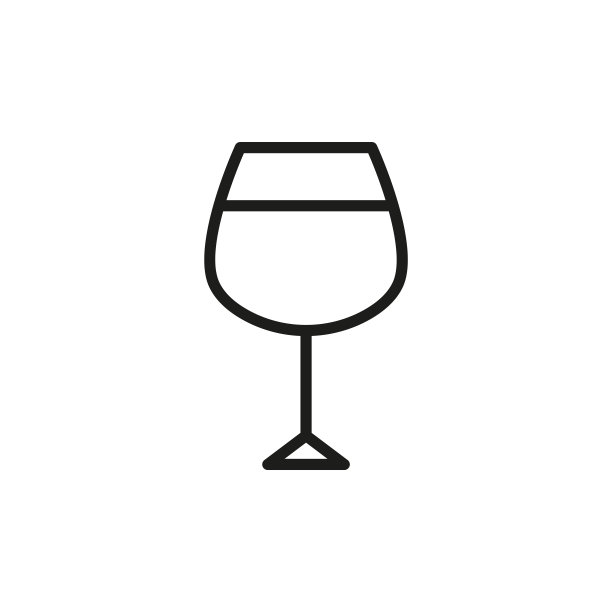 简单的玻璃线条图标。图片下载