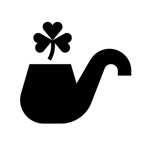 烟斗图标，圣帕特里克节相关载体图片下载