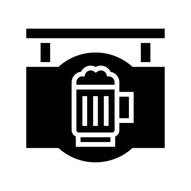 酒吧标志图标，圣帕特里克节相关矢量图片下载