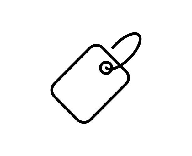 标签线条图标图片下载