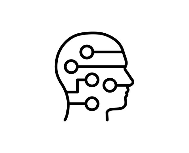 机器学习线图标图片下载