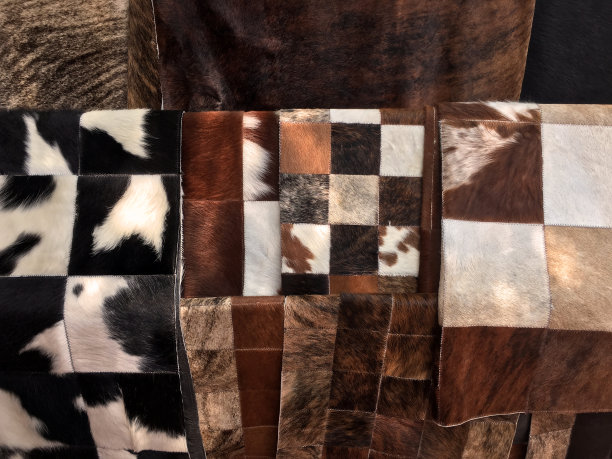 皮革拼接的碎片图片下载