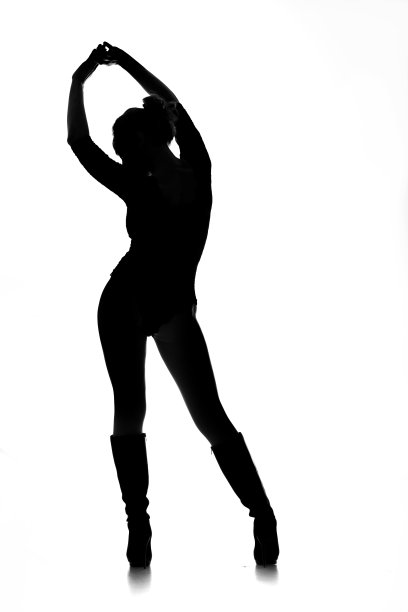 性感的女性剪影图片下载