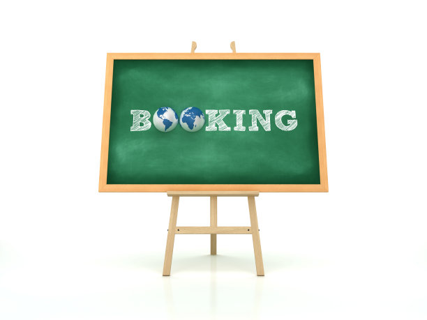 画架与Word预订和全球世界- 3D渲染图片下载