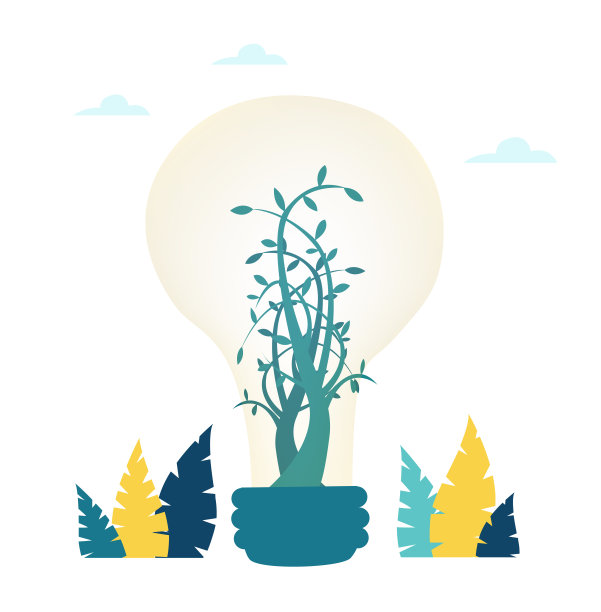 商人的手握着绿色的树。成功的商业图片下载