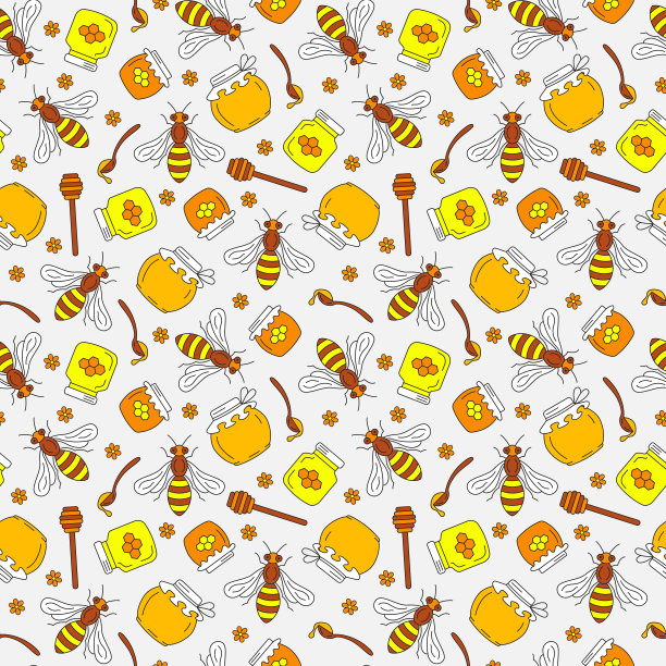 无缝模式养蜂。图片下载