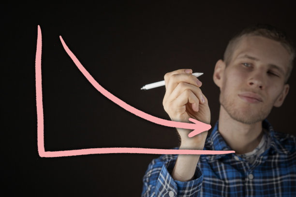 商业计划的减少图，手绘一条线图片下载