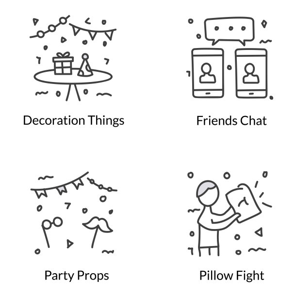 装饰涂鸦图标包图片下载