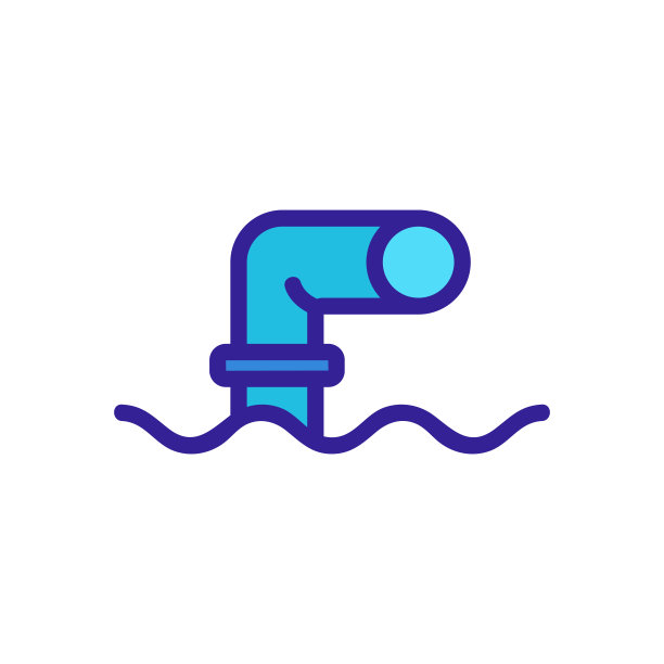 潜望镜潜艇图标矢量。孤立轮廓符号插图图片下载