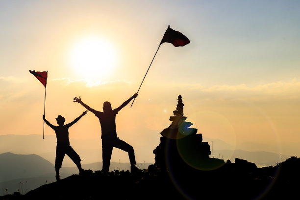 和谐的团队，意识建设和积极行动图片下载