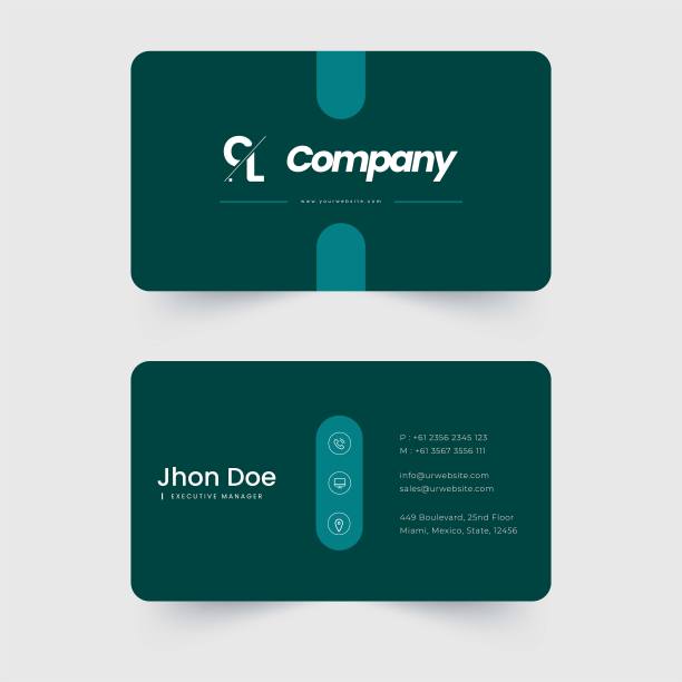 这是一个名片模板，您可以为您的推广创建优雅而专业的名片素材图片