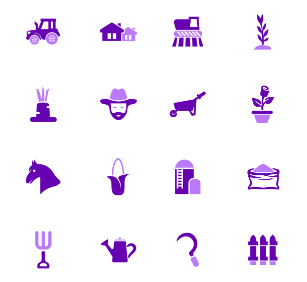 农业图标设置图片下载