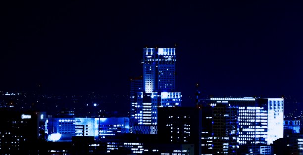 札幌美丽的夜景图片下载