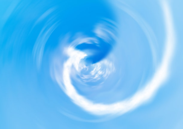 抽象箭头云漩涡漂浮在天空中图片下载