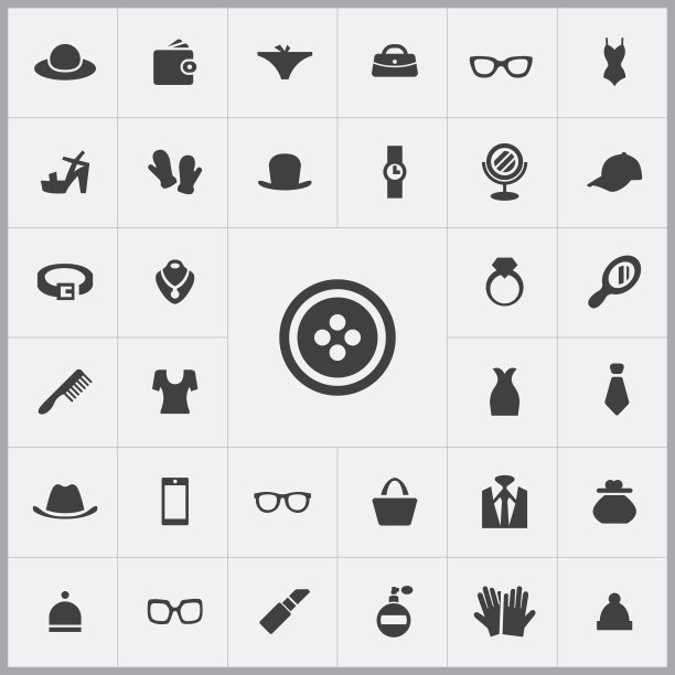 按钮图标。配件图标通用套装图片下载