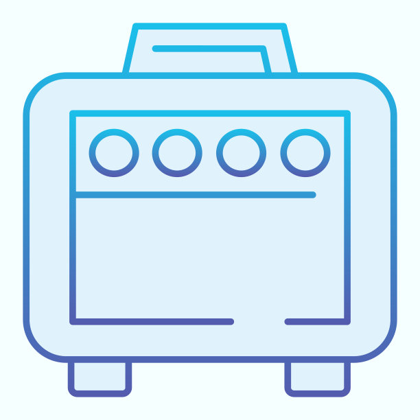 放大器平图标。声音放大器矢量图隔离在白色。音乐放大器的渐变风格设计，为网页和应用程序设计。Eps 10。图片下载