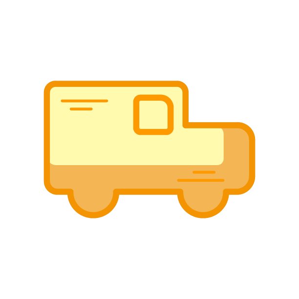 简单的汽车图标。孤立在白色背景上。平的风格。矢量插图。图片下载