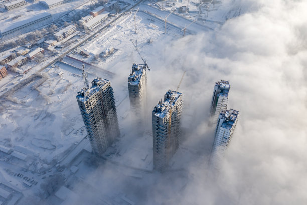 冬天的城市图片下载