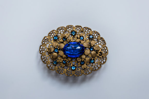 复古银可爱的妇女胸针图片下载