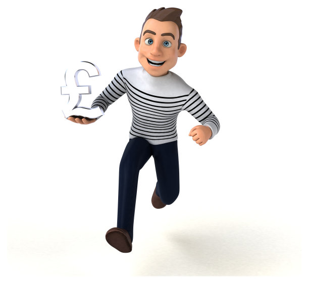 有趣的3D卡通休闲角色图片下载