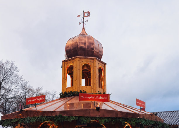 德国，欧洲，夏洛滕堡宫圣诞市场图片下载