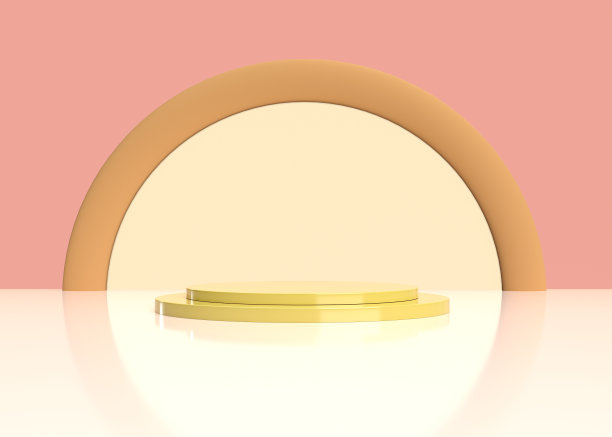 美丽的豪华背景基座舞台3d图片下载