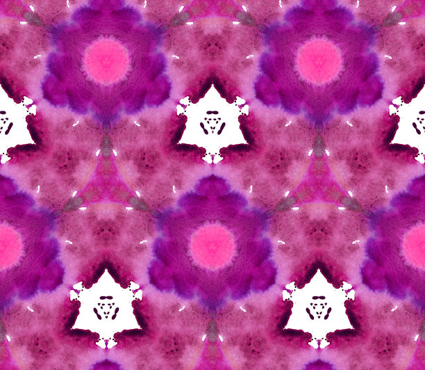 马赛克万花筒水彩无缝图案背景Retrowave合成波粉色bordo紫罗兰图片下载