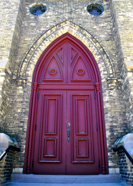 红教堂的门图片下载