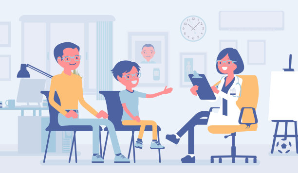 医疗插画素材ID：351374952