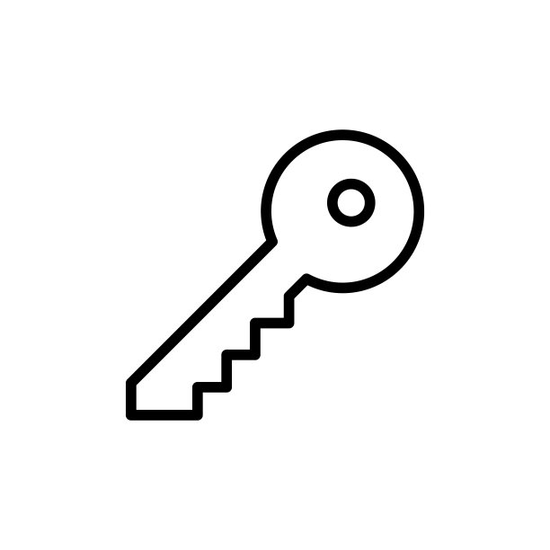 简单的按键线路图标。图片下载