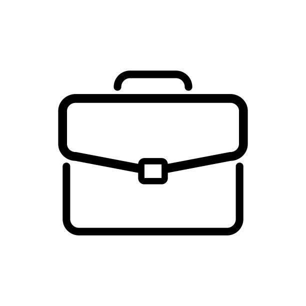 公文包，包轮廓图标矢量商业概念为您的网页设计，标志，信息图，用户界面。插图图片下载