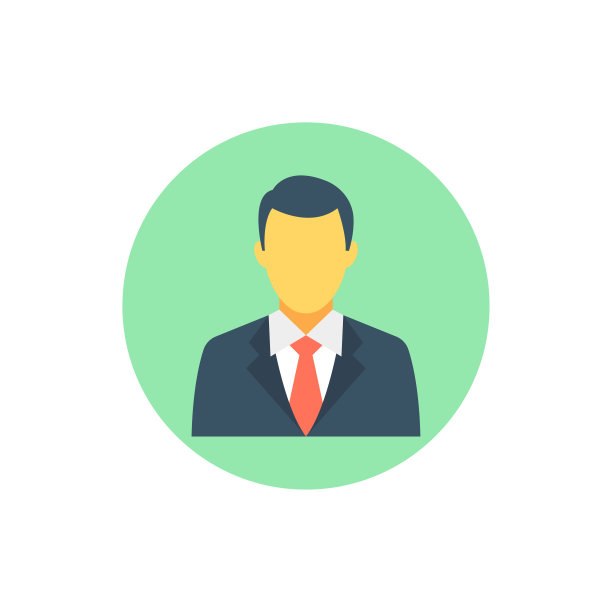 轮廓头像矢量平面图标风格插图EPS 10图片下载