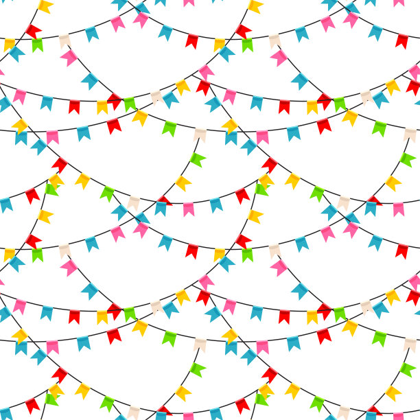 无缝的彩旗图片下载