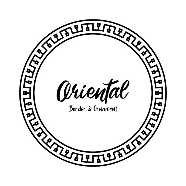 中国古典东方装饰框复古边框艺术装饰图片下载