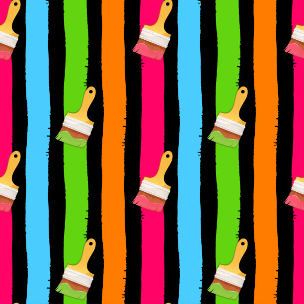 无缝笔触和笔刷图片下载