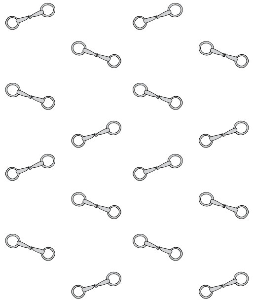 灰色手绘涂鸦速写矢量无缝图案马马位图片下载