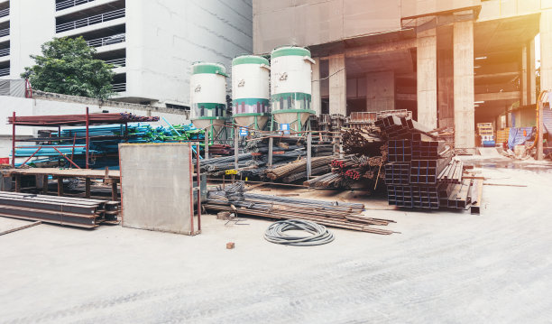 施工现场用室外材料图片下载