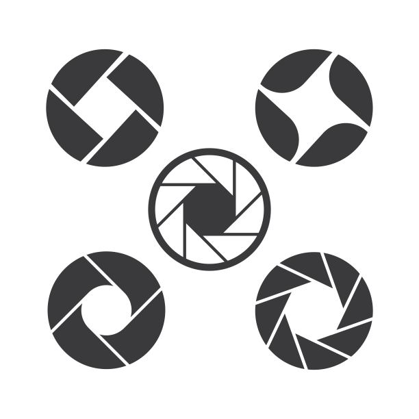 相机矢量图标插图设计模板图片下载