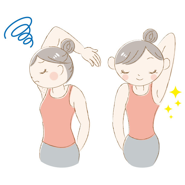 插图的一个女人做美容脱毛图片下载