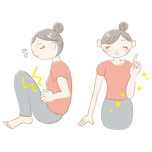 插图的一个女人做美容脱毛图片下载