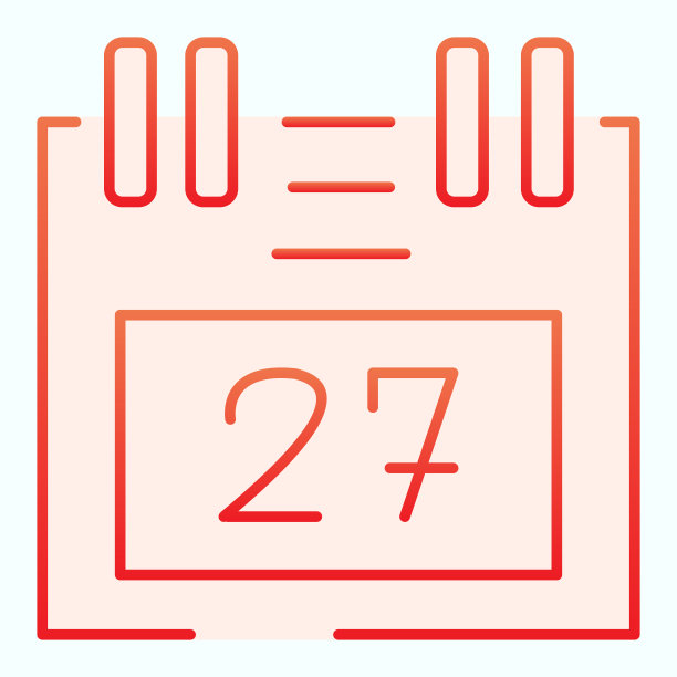 纸质日历平面图标。台历矢量插图孤立在白色。关于螺旋渐变风格设计的提醒，为网页和应用设计。Eps 10。图片下载