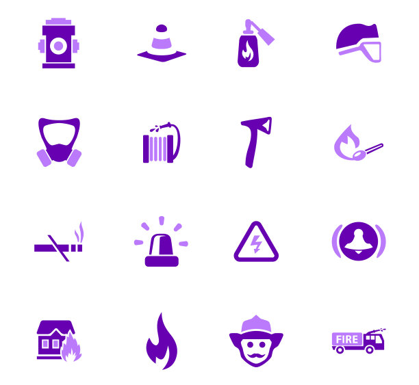 消防队员图标设置图片下载