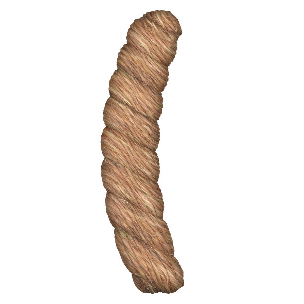 以绳子的形式程式化的字母- 3D渲染图片下载